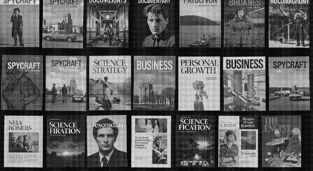 Collection of Bernd Best book and magazine covers